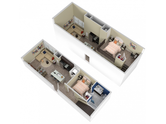 1 Bed floor plan